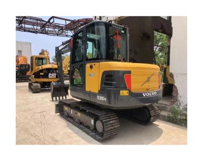 China Price Used Used Volvo Mini Crawler Hydraulic Excavator Korea 6 Ton Original Design At Low VOLVO EC60C 60 0.23 MÂ ³ for sale