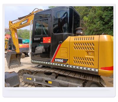 China Sany Lowest Price Used Machinery For Sale SY135CPro Used Excavator Machine Original Crawler Hydraulic Digger 0.8m; ³ for sale