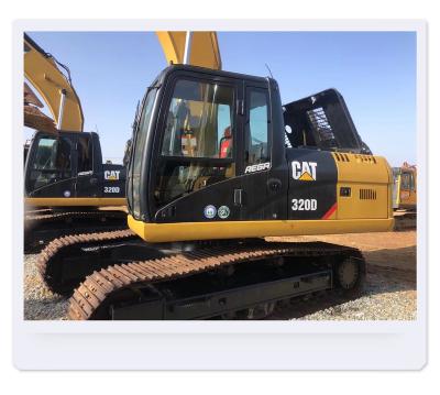 China CAT Lowest Price Used Machinery For Sale 320D Used Excavator Machine Original Crawler Hydraulic Digger 0.52M; ³ for sale