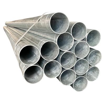 China Structural pipe 2 inch hot dip galvanized steel pipe GI tube iron pipe price with bundles for sale