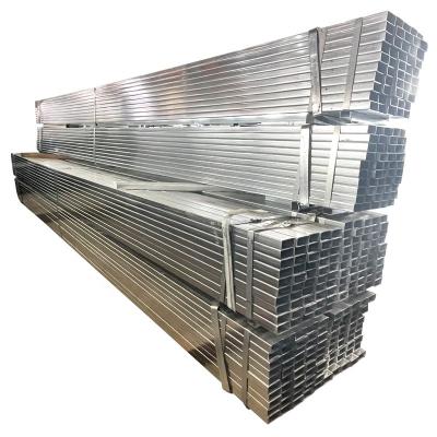 China Structure Pipe Q195 Hot Dip Square Tube Gi Hollow Section Low Carbon Steel Galvanized Rectangular Steel Pipe for sale