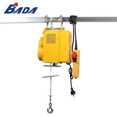 China Hotels Suspending AC Motor Wire Rope Electric Hoist Pulling Crane HH600D 220V for sale