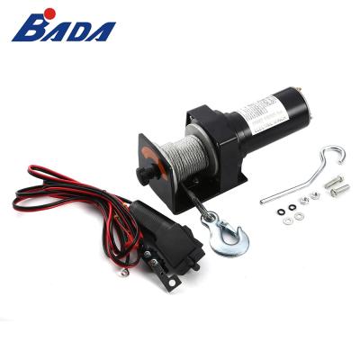 China For Pulling 1500lbs 12v/24v High Quality Mini Electric Winch Off-Road Vehicle Electric Winch for sale