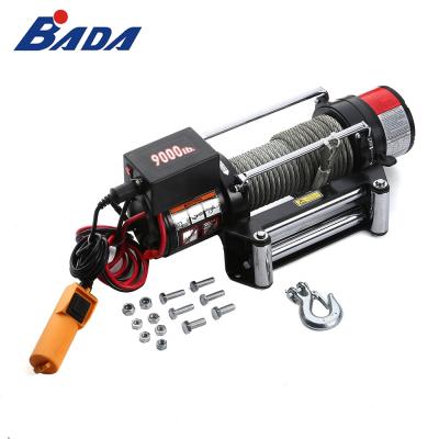 China BADA AUTOMATIC 12/24 Volt Fast And Powerful 9000 Pounds Power Small Electric Lift Winch for sale