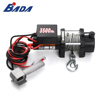 China BADA 12V 24V DC 4500lbs AUTO High Quality Motor Power Mini Electric Winch for sale