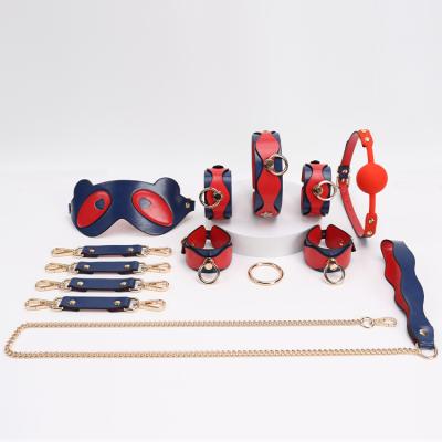 China Best Selling BDSM Game Handcuffs Bondage Group Fetish Couples Sex Toys SM Toy Set for sale