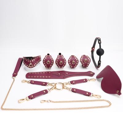 China BDSM Game Best Selling Sexy Lingerie, Beads, Bracelets, Whips, Ropes, Bondage Sets Set For Sex Games For Couples for sale