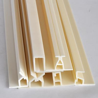 China Modern Wall Extrusion Walling Extrusion Plastic Soundproof PVC Profiles Stretch Edge Acoustic Fabric Track for sale