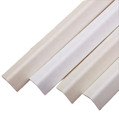 China Eco - Friendly Plastic Extruded 90 Degree L Shape PVC Angle Profile for sale