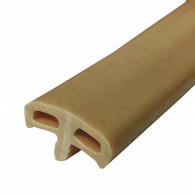 China PVC/ABS/PP or custom as request PVC profile rehau rubber edge junction panels flexible seal strip plastic sealing strip for shower door for sale