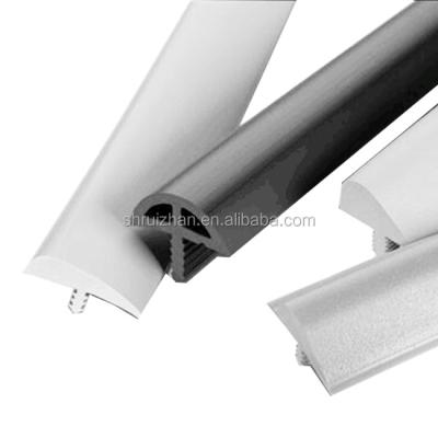 China Eco - Friendly Rubber Extrusion Weather Soft PVC Sealing Strip For Door for sale