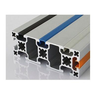 China Eco-friendly RuiZhan Customized Size Shape ABS Plastic PVC t Slot Cover Strip Extrusion For Aluminum Profile for sale