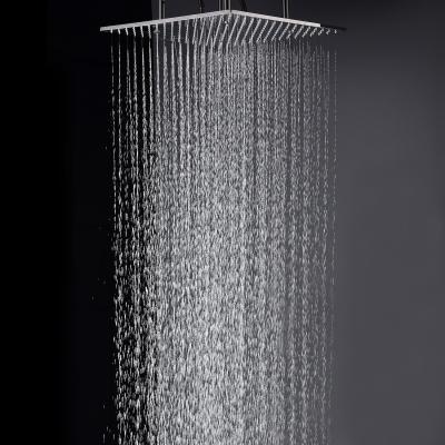 China With SUS304 Chrome LED Luxurious Hidden Thermostatic Rainfall Shower System Wholesale Sliding Bar Bathroom for sale