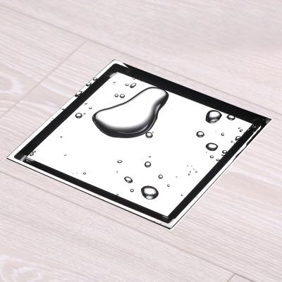 China Modern Bathroom Shower Parts Inches Square Decorative Floor Drain Cover Stainless Steel Bath Bath for sale