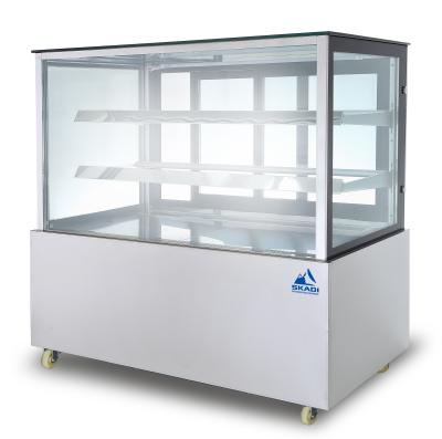 China Single-temperature r134a factory price cake display showcase for sale cooler stand cabinet showcase refrigerator r134a r404a r290a for sale