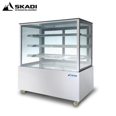 China Single-Temperature Cake Refrigerator Refrigerated Cooler Dessert Display Showcase For Bakery for sale