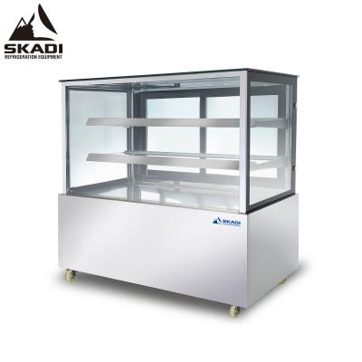 China Single-temperature display refrigerator open fish meat cellfrost cake food refrigerator fruit for sale