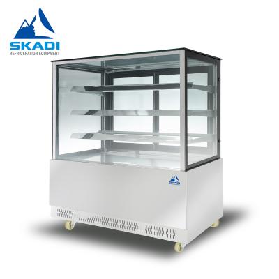 China Single-temperature Bakery Refrigeration Equipment Display Chiller Cake Cooler Cake Display Cooler Stand Cabinet Showcase Refrigerator r134a r404 for sale