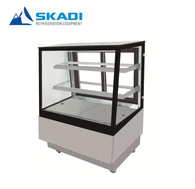 China Single-temperature refrigerator cake display refrigerators refrigerated four sides refrigerator meat counters refrigerator cake glass fish counter for sale