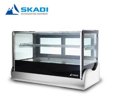 China Single-Temperature Refrigerated Countertop Display Case Refrigeration Equipment Supermarket For Restaurants Glass Door Commercial Bar Salad Meat for sale