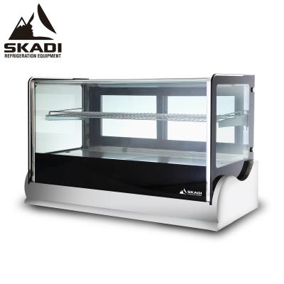 China Single-temperature Small Showcase Chiller Display For Cake Countertop Cake Display Fridge Case Grocery Cabinet Showcase Refrigerator for sale