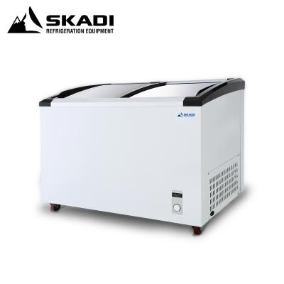 China Single-temperature Mini Chest Freezer Small Refrigerators and Freezers Compressor Prices Solar Powered Showcase Display Small Refrigerators and Freezers for sale