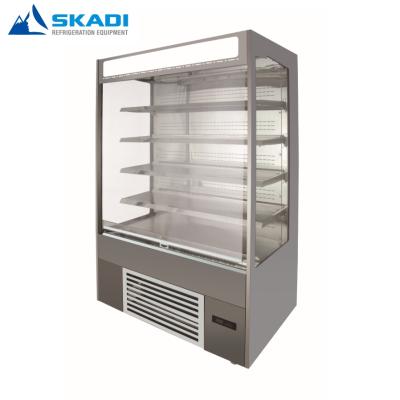 China Open Type Display Fridge Air Curtain Cake Display Refrigerator Cashier Grocery Cabinet Single-temperature Supermarket Multideck Showcase for sale