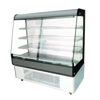 China Single-temperature Multideck Supermarket Dairy Display Fridge for sale