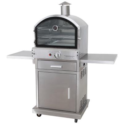 China Professional Outdoor Adjustable Height BBQ Gas Grill Pizza Ovens for sale