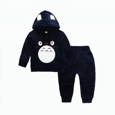 China Fashion\New Boys Totoro Comfortable\Durable Baby Boy Clothes Printed Sportswear Long Sleeve Baby Full Zipper Hooded Jackets And Pants 2 Pcs Set Fashionable Clothing Set boys for sale