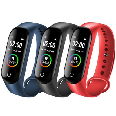 China Build in smart watch factory price new products sports bracelet instant hot m4 m5 m6 water proof smart smart bracelet for sale