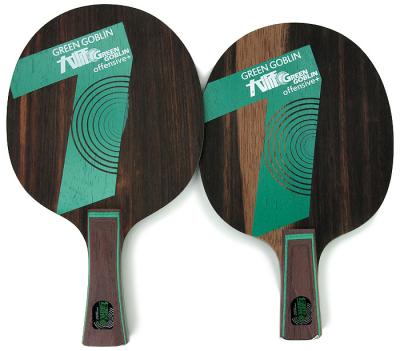 China Leprechaun Pure Wood Table Tennis Blade 7 Professional CS/FL Players Tournament Match 729 Friendship Green High Quality Experts for sale