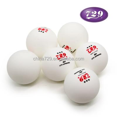 China Polycarbonate 729 Friendship Professional Grade Table Tennis Ball 40+ Three Star Professional Player ITTF Approved Ping Pong Ball for sale