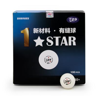 China ABS 729 hot sale 40+ white plastic durable ABS sewn table tennis ball club forming balls wholesale one star table tennis balls for sale