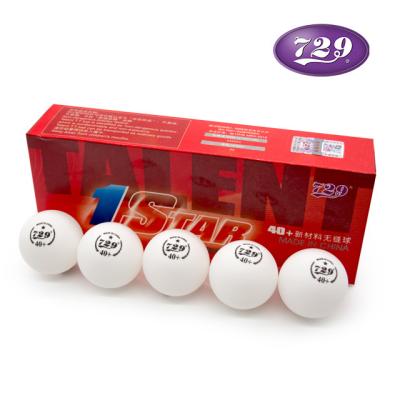 China Polycarbonate One Star 40mm+ Seamless Material New Forming Ball 729 Friendship Table Tennis Ball Professional Ping Pong Ball for sale