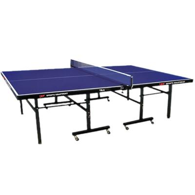 China Cheap Price Blue Legs 18mm Board 729 Folding Friendship TB-2S Ping Pong Table Tennis Training Game Table 274*152.5*76cm for sale