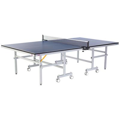 China Nice Blue Aluminum Friendship Legs 729 Folding Match Competition Apron China Price Custom Ping Pong Ping Pong Table Game 274*152.5*76cm for sale