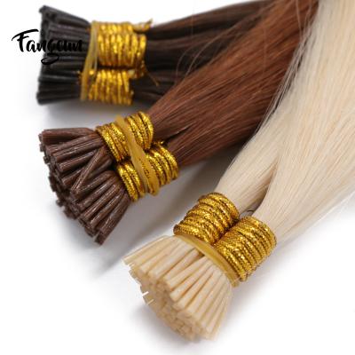 China Natural Looking Malaysian Silky Straight Extension Factory Price New Arrival Silky Straight Wave I Tip Hair for sale