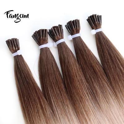 China Russian Remy Silky Straight Double Drawn Wave Ombre I Tip 100G Tip I Tip Hair Extensions for sale