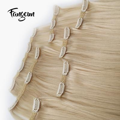 China Silky Straight Wave Cuticle Aligned Virgin Hair Silky Straight Russian Hair 100g Clip In Hair Extension for sale