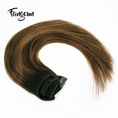 China Silky Straight Wave Virgin 2 Tone Color Ombre 100g Clip In 100% Human Hair Extension for sale