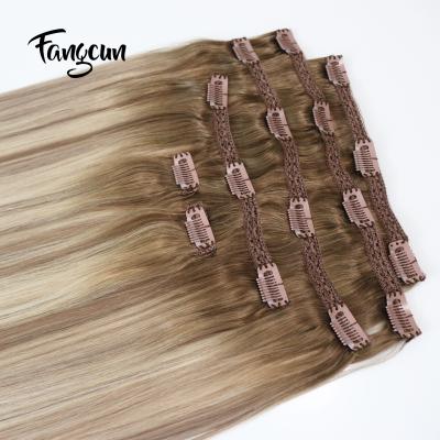 China 160g Silky Straight Wave Ombre Hair Clip In Malaysian Hair Extensions for sale