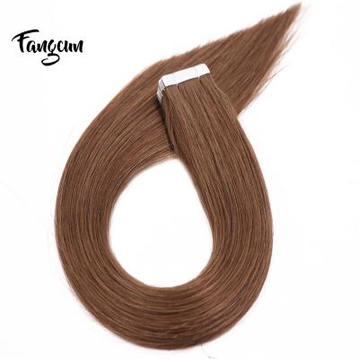 China Silky Straight Slavic Hair Extension Tape In Extensions Human Hair Wave Tape In Extensions for sale