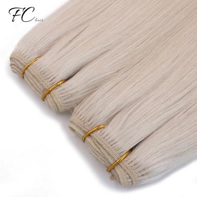 China New Arrival Silky Straight White Hair Extension Wholesale Bundles Natural Hair Wave Hair Weave for sale