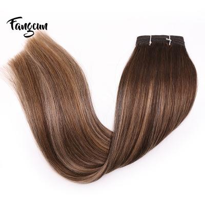 China Cheap Wholesale Price Silky Straight Wave Hair 18 Inch Hair Extension Weft for sale