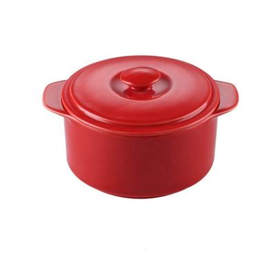 China Viable Stew Pot Round Small 290ML Nordic Ceramic Tableware For Different Occasions for sale