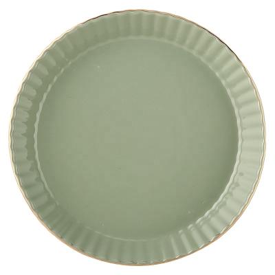 China Phnom Penh Dinner Dish Porcelain Dessert Dish Steak Salad Snack Cake Dish Viable Simple Ceramic Tableware for sale