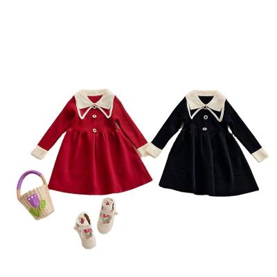 China Breathable Big brand girl dress Children stock clothing Girl princess dress for sale