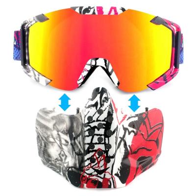 China 2022 Motorcycle Motocross Uv400 Glass Motorcycle Goggles Mask Double Layer Glass Sports Outdoor Fogproof Eyewear for sale