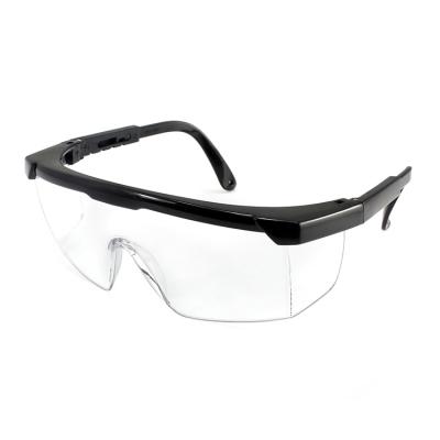 China Hot Sale Protective Safety Glasses Windproof Lab Goggles Eye Protect Clear Plastic Goggles Frame Unisex for sale